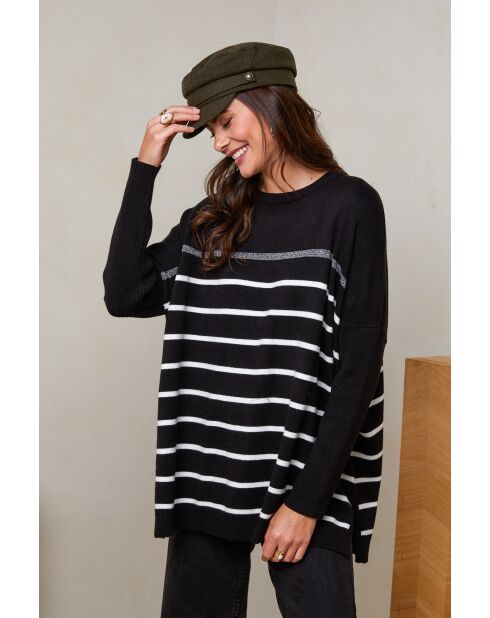 Pull en Laine mélangée Vana Noir