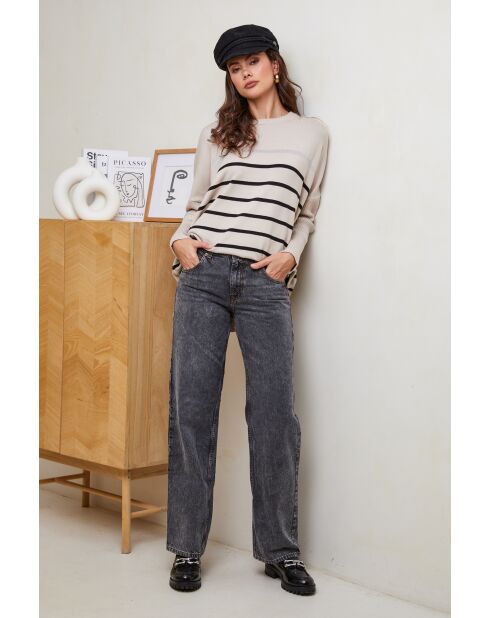 Pull en Laine mélangée Vana Beige