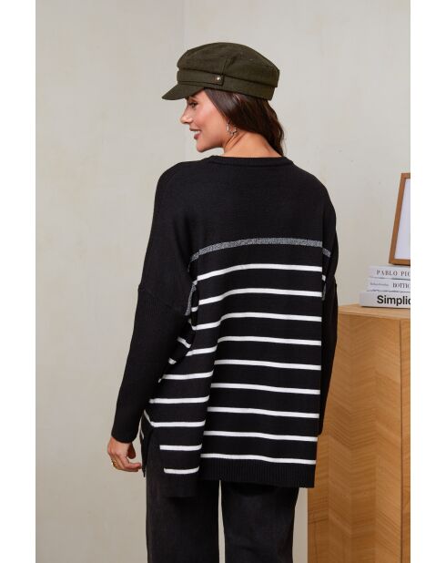 Pull en Laine mélangée Vana Noir