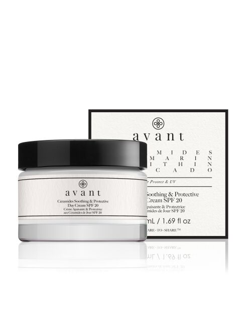 Beruhigende und schützende Tagescreme mit Ceramiden SPF 20 - 50 ml