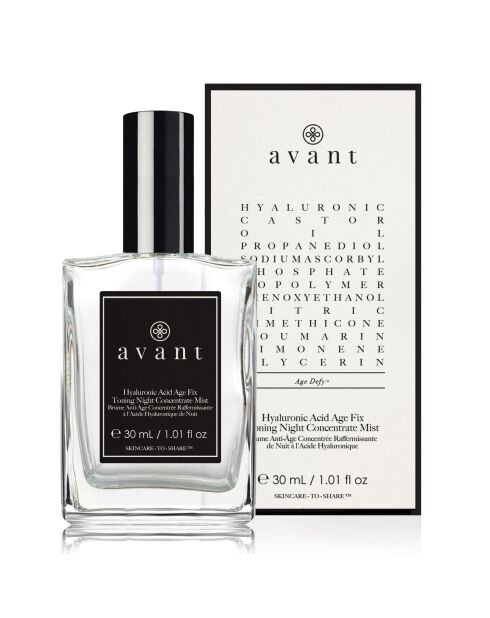 Straffendes konzentriertes Anti-Aging-Nachtspray mit Hyaluronsäure — 30 ml