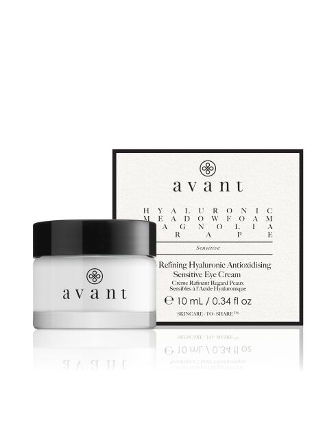 Crema occhi raffinante per pelli sensibili con acido ialuronico - 10 ml