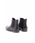 Boots en Cuir Célestin noires