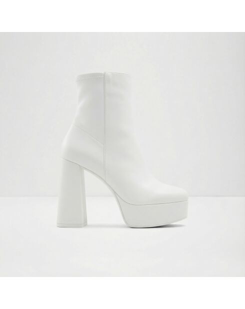 Bottines Talons hauts Ginah blanc/os