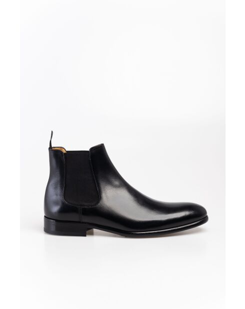 Bottines en Cuir Kaël noires