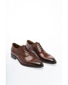 Derbies  en Cuir Elvane cognac