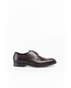 Derbies en Cuir Néris brun foncé