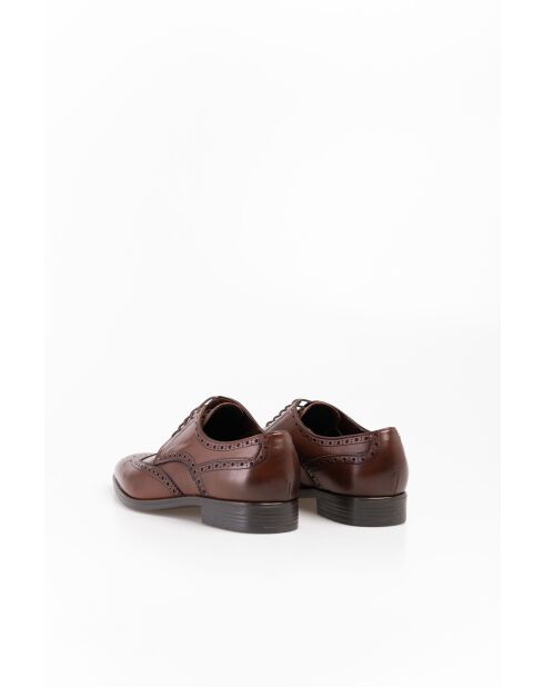 Derbies en Cuir Lior cognac