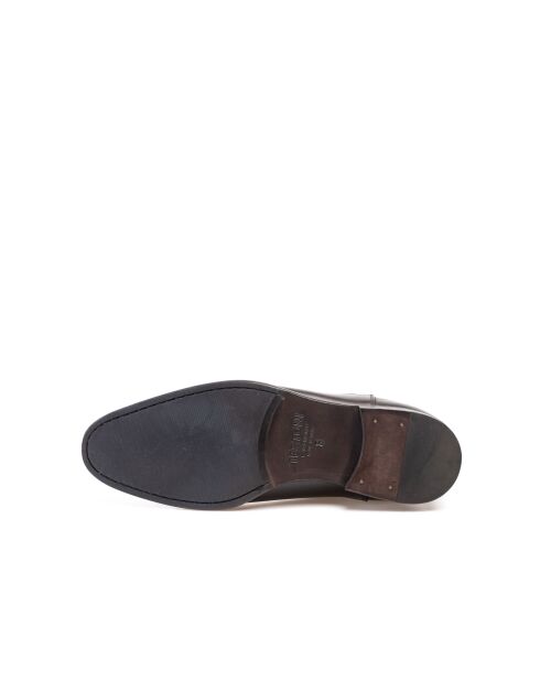 Bottines en Cuir Kaël testa di moro