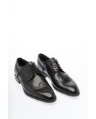 Derbies en Cuir Lior brun foncé