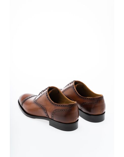 Derbies en Cuir Silven caramel