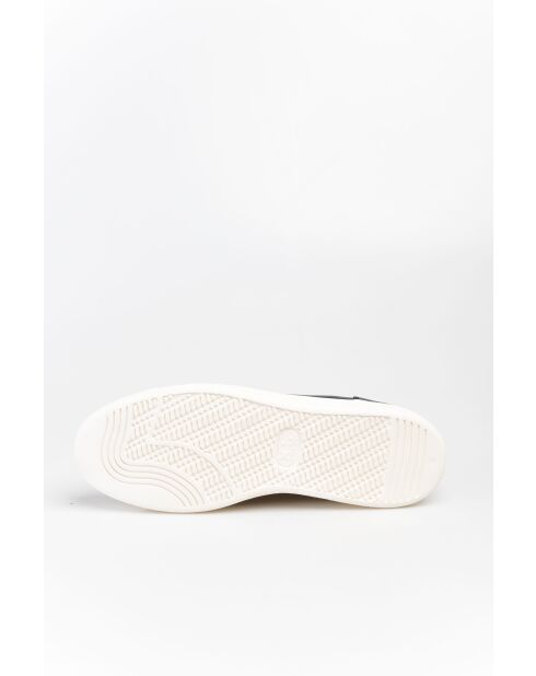 Baskets en Cuir Orin noir/blanc