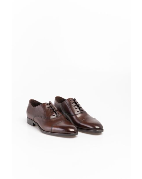 Derbies en Cuir Ilyon brunes