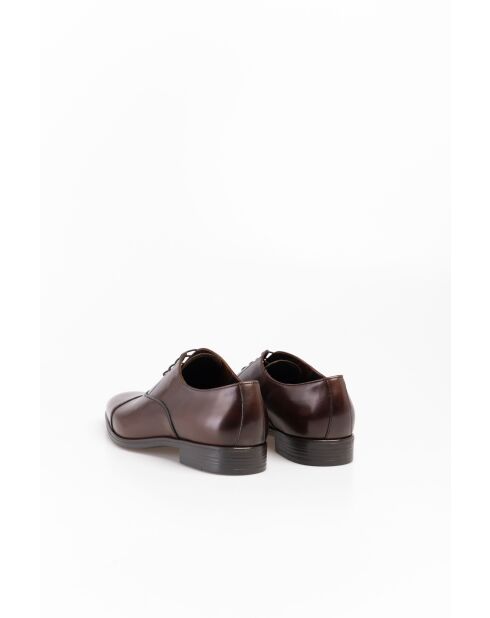 Derbies en Cuir Ilyon brunes