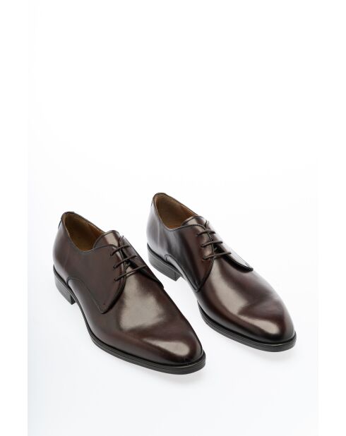 Derbies en Cuir Althéa brun moyen