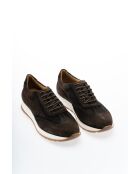 Baskets en Cuir Lunea brun foncé