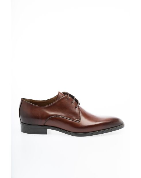 Derbies en Cuir Althéa caramel
