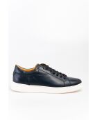 Baskets en Cuir Orin marine/blanc