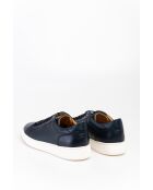 Baskets en Cuir Orin marine/blanc