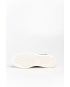 Baskets en Cuir Orin marine/blanc