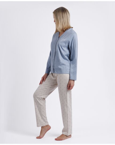 Pyjama Haut & Pantalon Nyah bleu