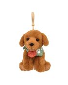 SPA - Porte-Clés Bijou De Sac Chien Beige PM 13 cm