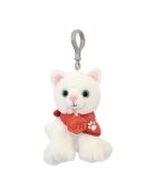 SPA - Porte-Clés Bijou De Sac Chat Blanc PM 13 cm