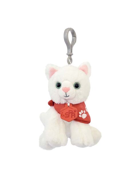 SPA - Porte-Clés Bijou De Sac Chat Blanc PM 13 cm