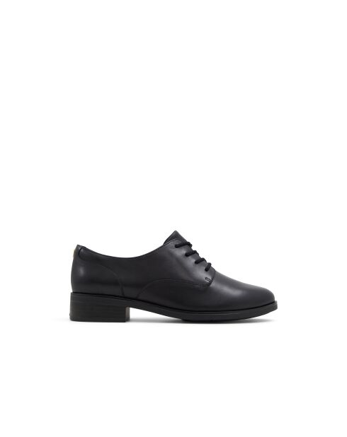 Derbies en cuir Elina noires