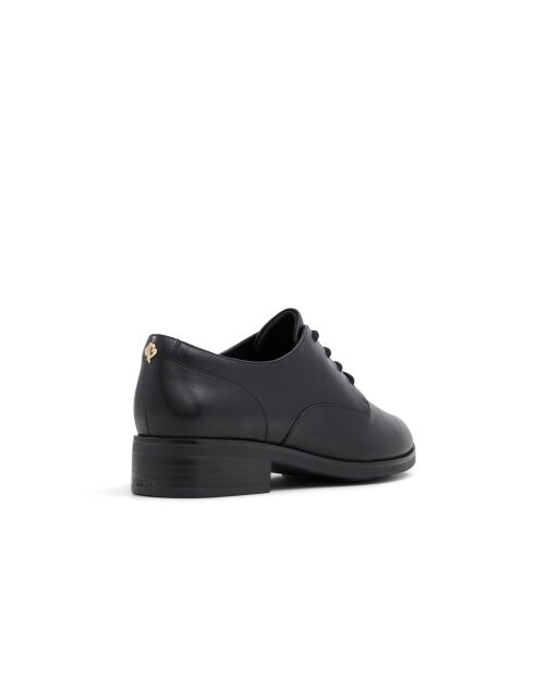 Derbies en cuir Elina noires