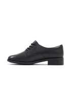 Derbies en cuir Elina noires