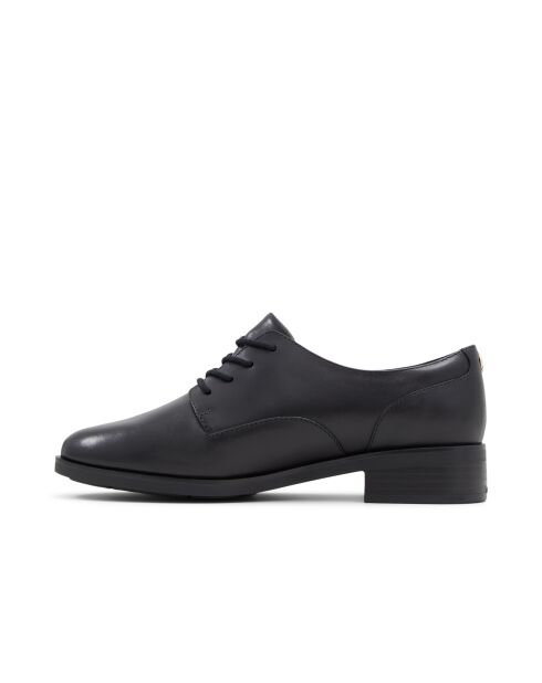 Derbies en cuir Elina noires