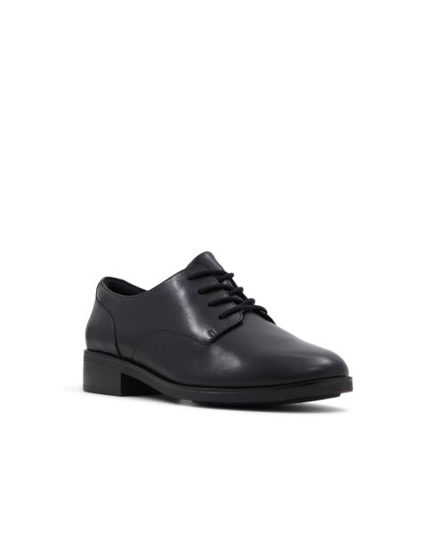Derbies en cuir Elina noires