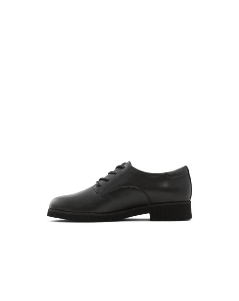 Derbies en cuir Anaïs noires