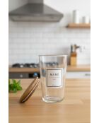 Set di 6 barattoli trasparenti per spezie