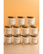 Set di 12 barattoli trasparenti per spezie