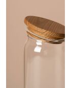 Set di 6 barattoli trasparenti per spezie