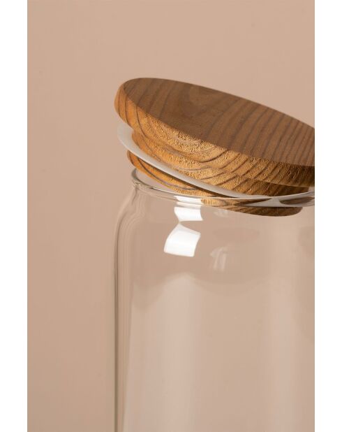 Set di 6 barattoli trasparenti per spezie