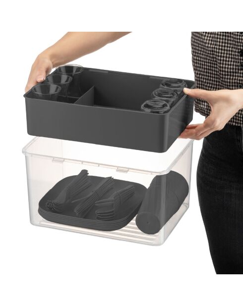 Set da picnic antracite