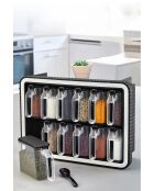 Set di 12 barattoli per spezie multicolori