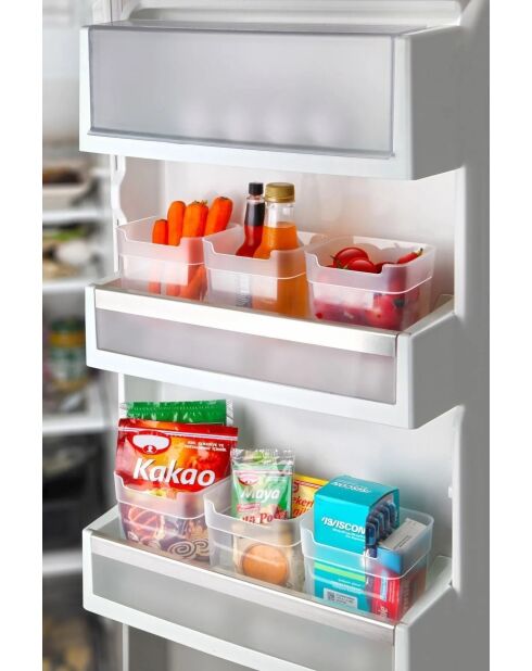 Set organizer per frigorifero trasparente - 6 pezzi