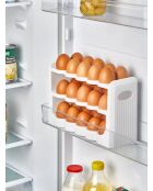 Weißer Eierbecher 30 Eier - 14,7x10x27 cm