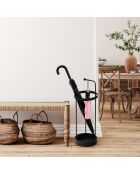 Porte-parapluie Noir - 22x22x67 cm