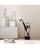 Porte-parapluie Noir - 22x22x67 cm