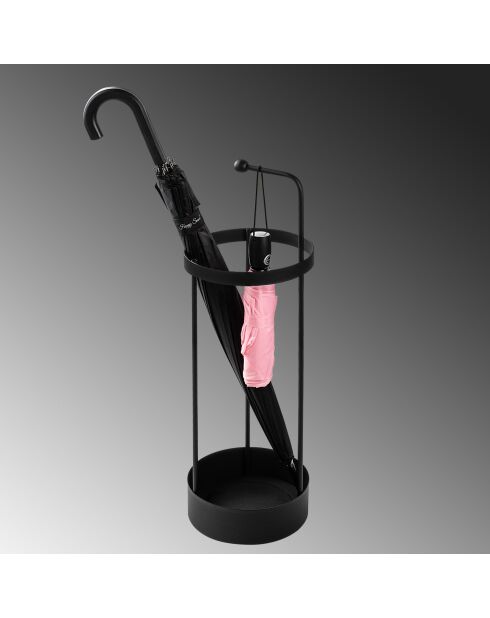 Porte-parapluie Noir - 22x22x67 cm