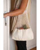 Bolsa de malla beige natural - 42,5x70 cm