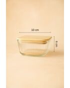 Ensemble de 4 boîtes de rangement transparentes