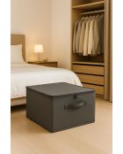 Boîte de rangement Anthracite - 42x23x35 cm