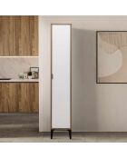 Armario multifuncional blanco - 35x190x37 cm