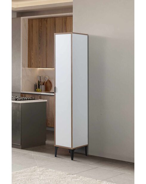 Armario multifuncional blanco - 35x190x37 cm